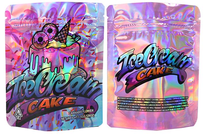 Ice Cream Cake Design Ziplock Smell Proof Bag-3.5g