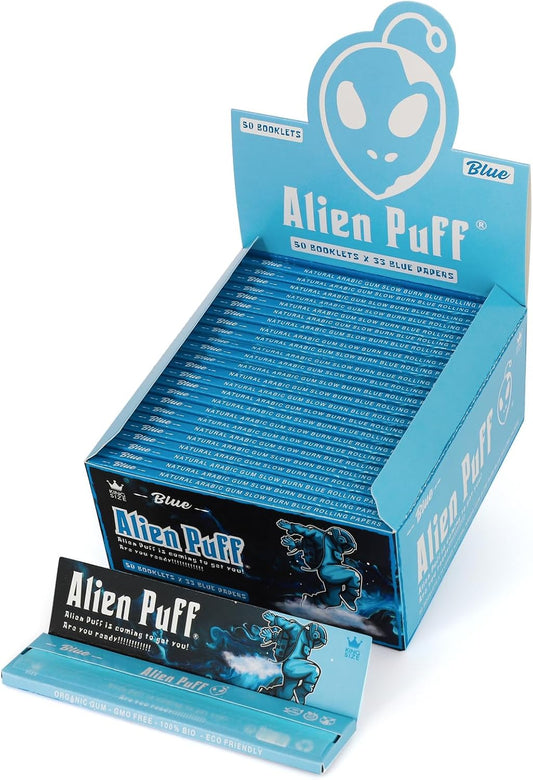 Alien Puff Kingsize Blue Rolling Papers