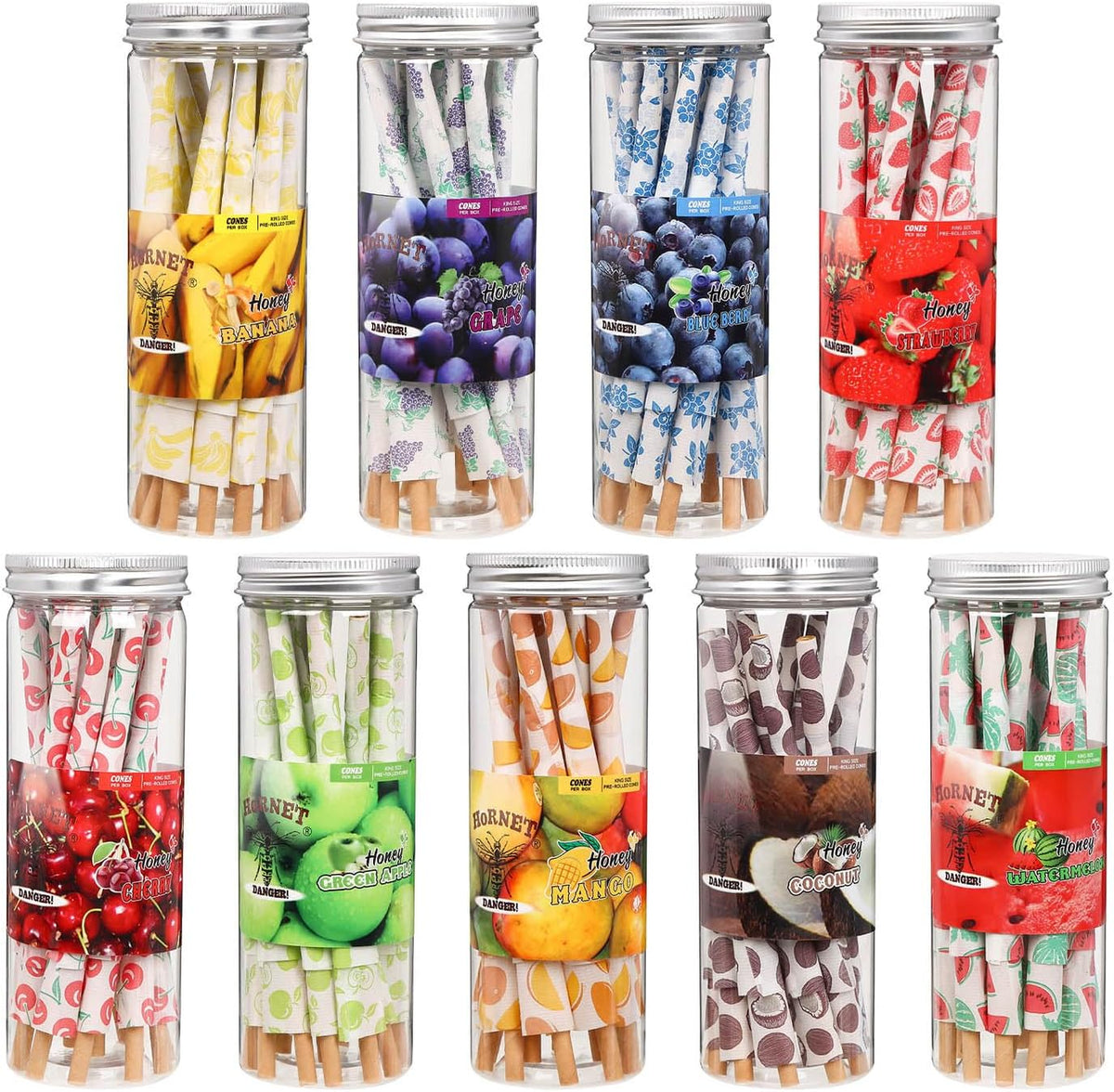 Hornet Flavoured King Size Pre-Rolled Cones – 72pcs