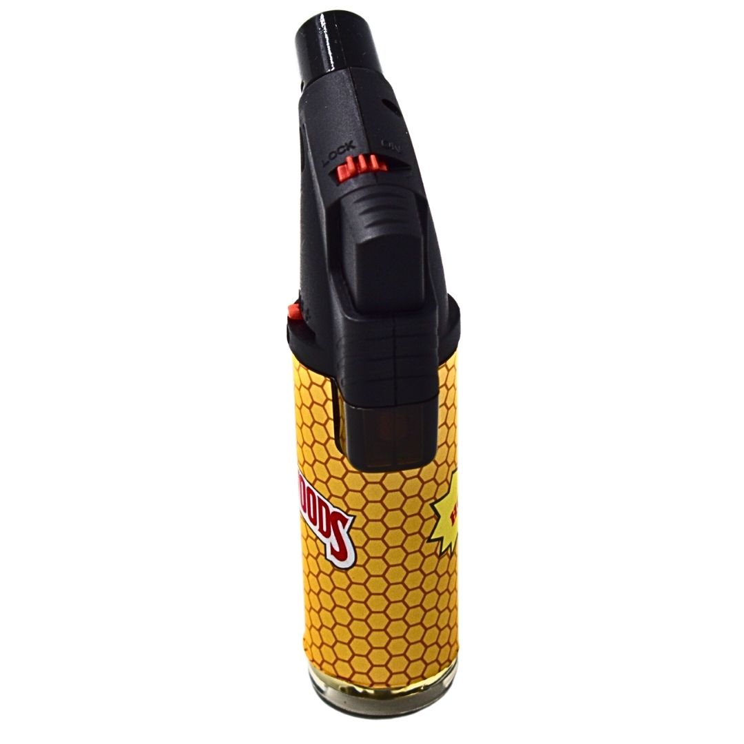Backwoods Honey Angle Blow Torch Lighter | Yellow