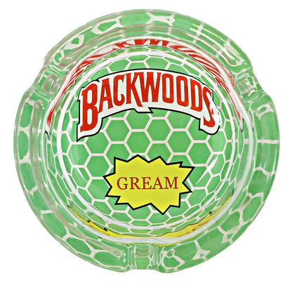 Backwoods 66mm Round Glass Ashtrays