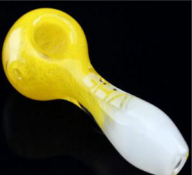 Grav glass smoking spoon|Yellow