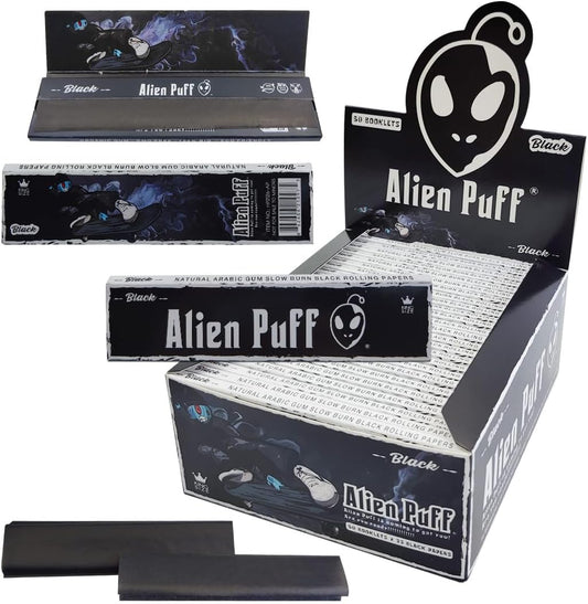 Alien Puff Kingsize Black Rolling Papers