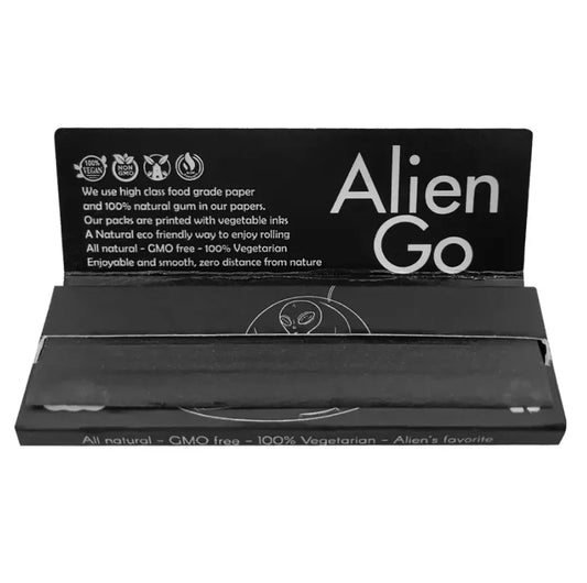 Alien Go 1 1/4 Size Black Rolling Papers