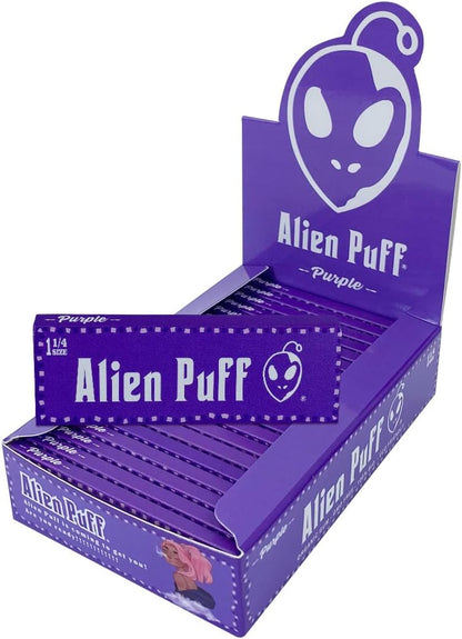 Alien Go 1 1/4 Size Purple Rolling Papers