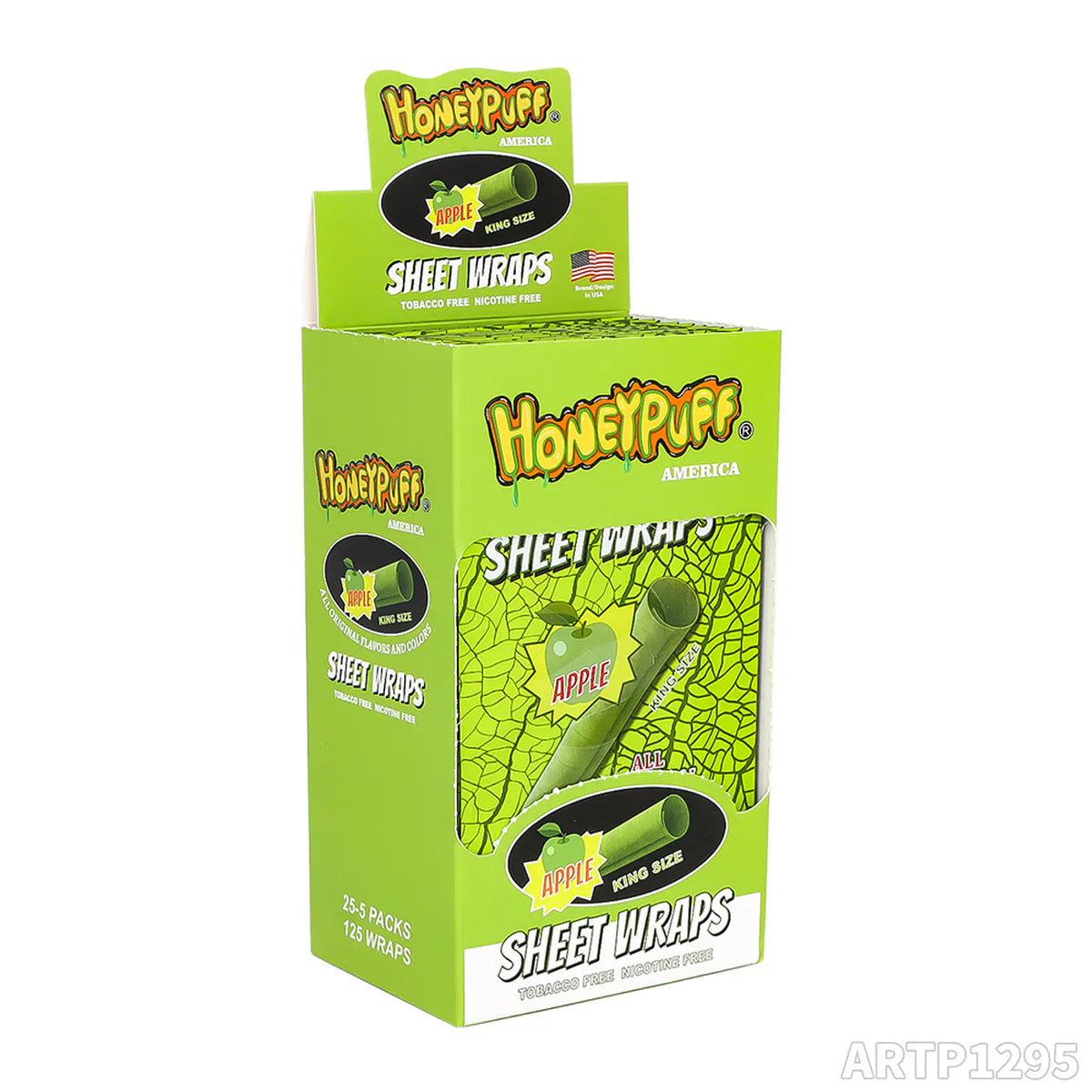 Organic Honeypuff America Blunt Sheet Wraps