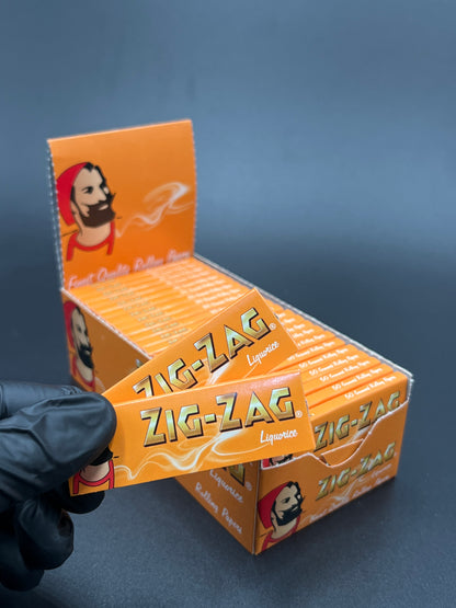 ZigZag Dark Brown Chocolate Liquorice Rolling Papers - Bittchaser Smoke Shop