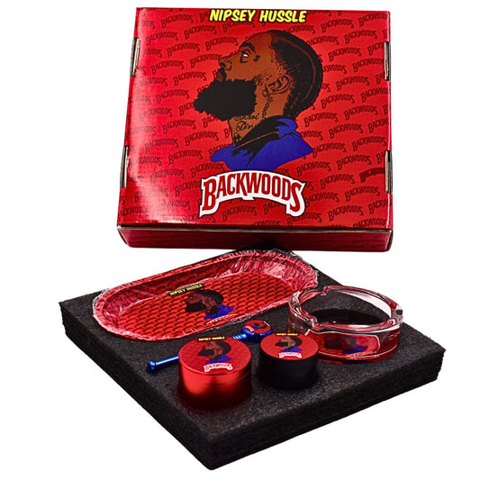 Backwoods Nipsey Hussle Smoking Kit - Red Gift Set