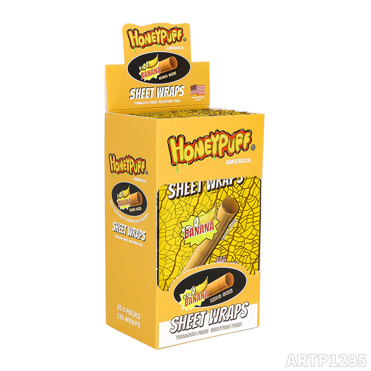 Organic Honeypuff America Blunt Sheet Wraps