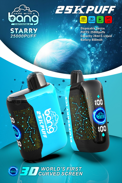 Bang Starry Galaxy25000: 25K Puffs Disposable Vapes