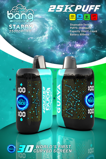 Bang Starry Galaxy25000: 25K Puffs Disposable Vapes