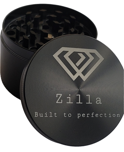 Zilla 50mm (Small) Zinc Metallic Alloy Herb Grinders