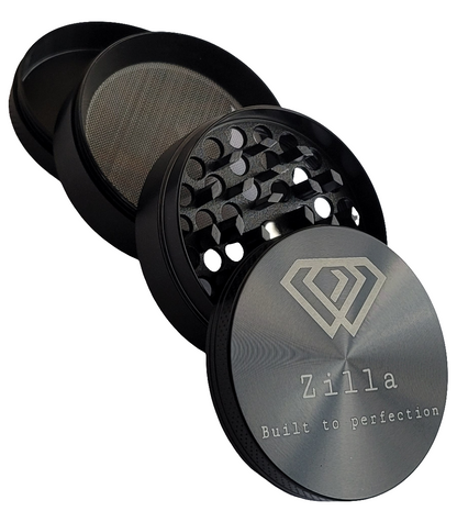 Zilla 50mm (Small) Zinc Metallic Alloy Herb Grinders