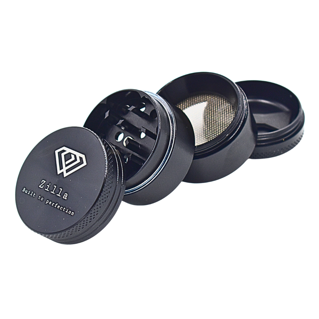 Zilla 40mm (Extra Small) Zinc Metallic Alloy Herb Grinders