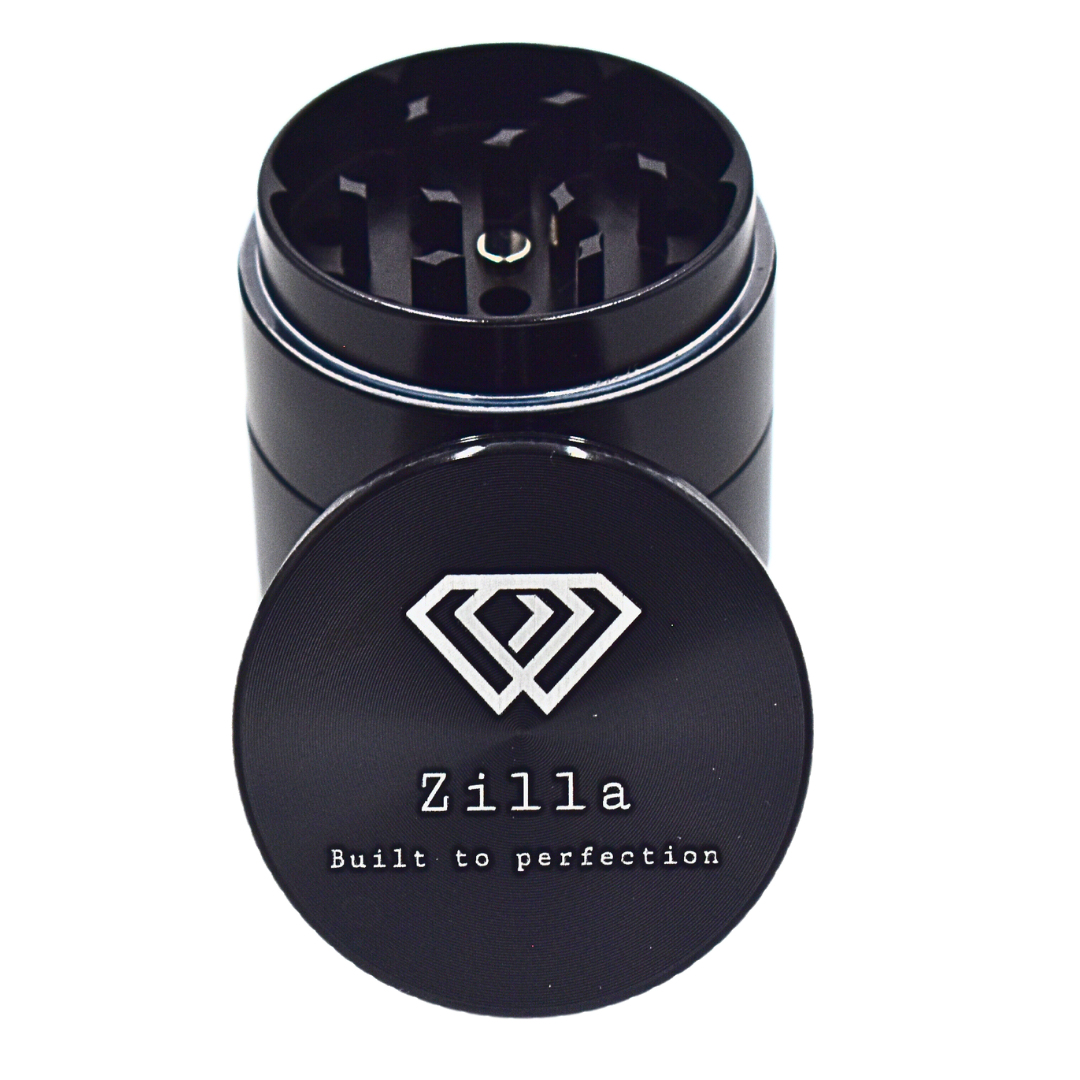 Zilla 40mm (Extra Small) Zinc Metallic Alloy Herb Grinders