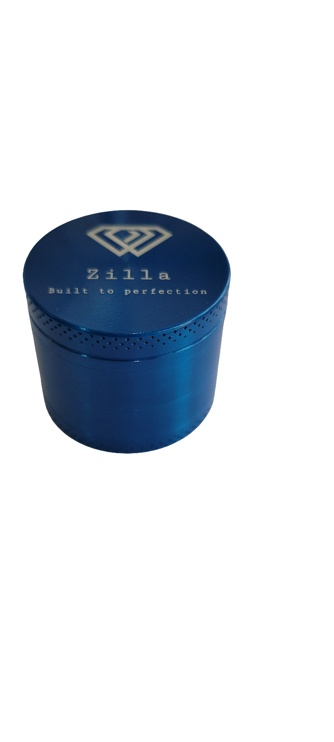 Zilla 40mm (Extra Small) Zinc Metallic Alloy Herb Grinders