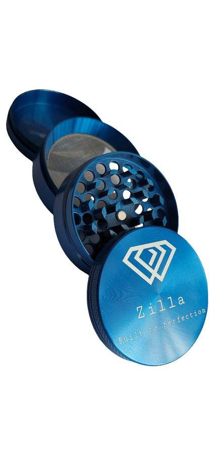 Zilla 50mm (Small) Zinc Metallic Alloy Herb Grinders