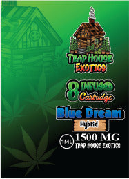 Trap House Exotics Blue Dream Delta-8 THC Vape Cartridge (1500mg)