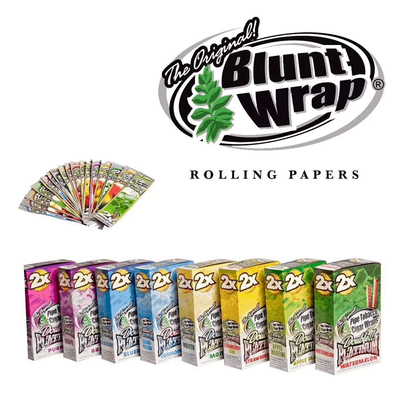 Double Platinum Blunt Wraps - Bittchaser Smoke Shop