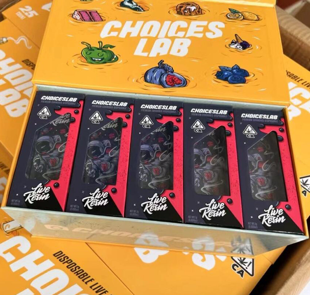 Choiceslab 2000mg Live Resin x Liquid Diamonds  2g Disposable Carts