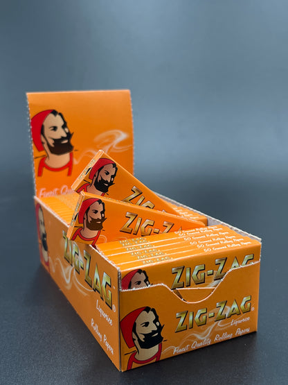 ZigZag Dark Brown Chocolate Liquorice Rolling Papers - Bittchaser Smoke Shop