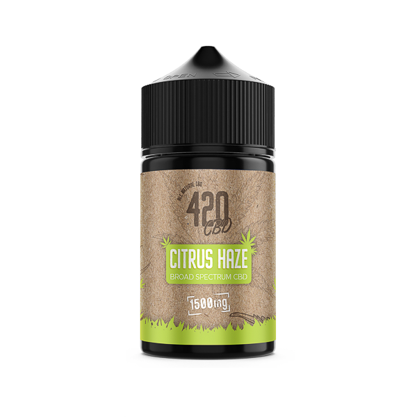 420 E-liquids 1500mg Broad-Spectrum CBD E-Liquids (40VG/60PG) - Bittchaser Smoke Shop