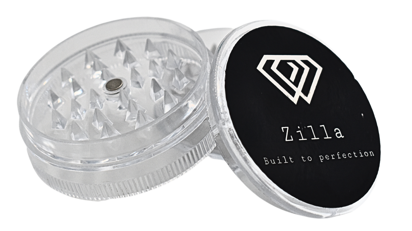 Zilla 60mm 3-Part Acrylic Plastic Grinders