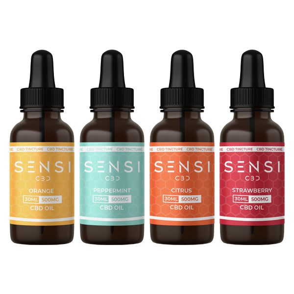 Sensi CBD 500mg CBD Broad-Spectrum Tincture Oil 30ml - Bittchaser Smoke Shop