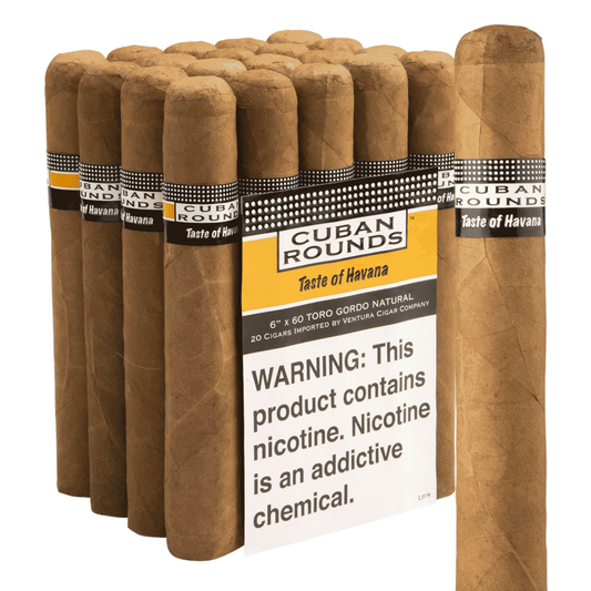 CUBAN Rounds ROBUSTO Natural Cigars - (Price per stick)