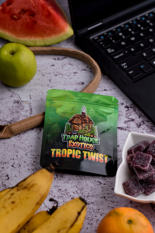 Trap House Exotics Tropic Twist Gummies 5000mg THc Blend