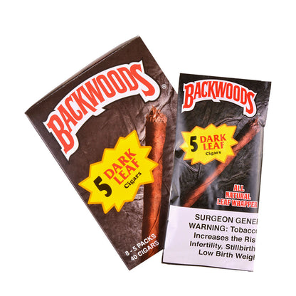 Backwoods Dark Leaf (5 pack) - Bittchaser