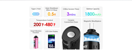Yocan Hit 2 Dry Herb Vaporizer