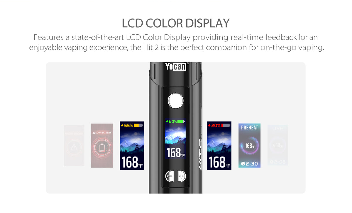 Yocan Hit 2 Dry Herb Vaporizer