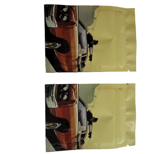 Mylar Smell Proof Ziplock Bags Size (7x10cm) - (100pcs Bundle) - Bittchaser Smoke Shop