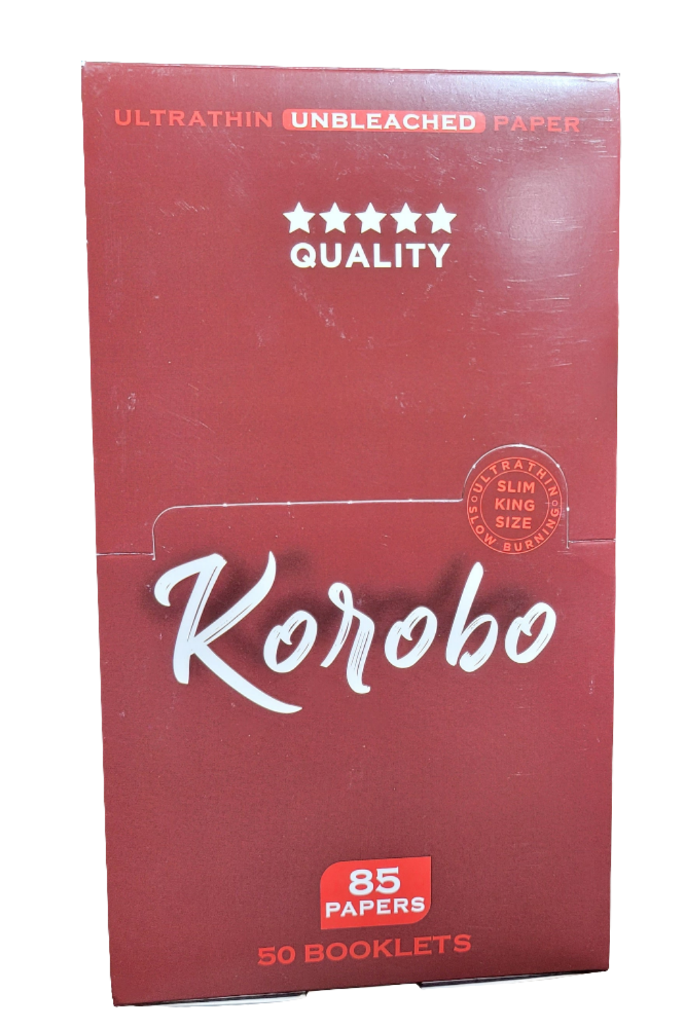 Korobo Brown KingSize  85 Leaves Rolling Papers