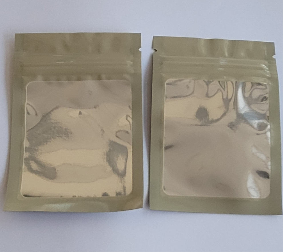 Mylar Smell Proof Ziplock Bags Size (7x10cm) - (100pcs Bundle)