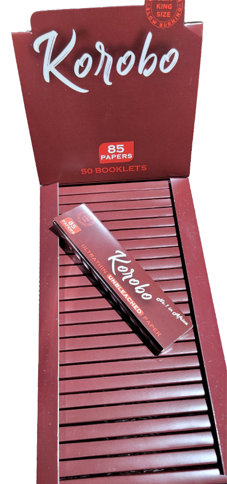 Korobo Brown Kingsize  85 Leaves Rolling Papers