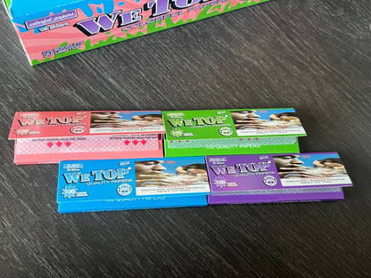 Wetop 1¼ Coloured Rolling Papers - 100 Leaves - Bittchaser Smoke Shop