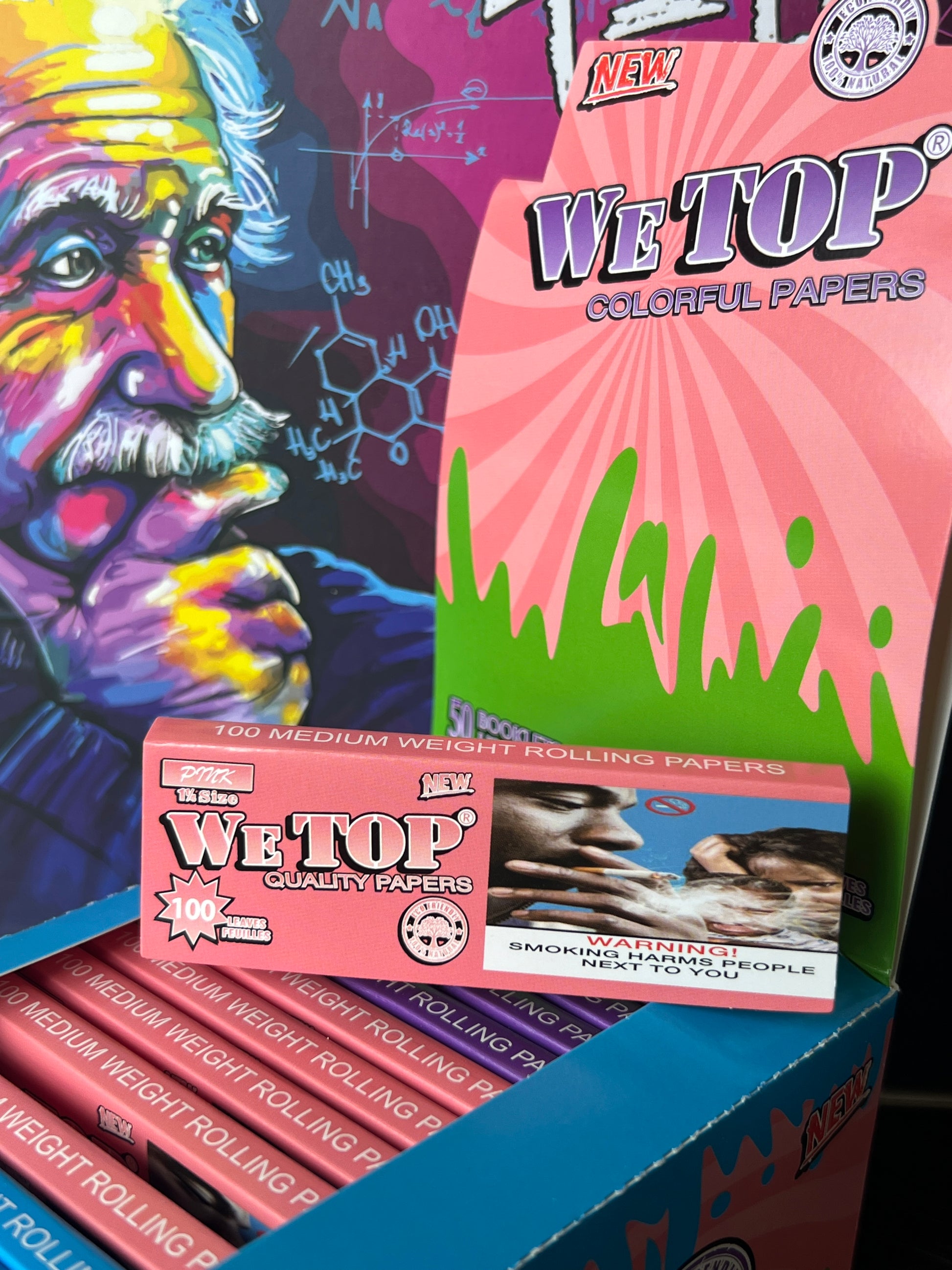 Wetop 1¼ Coloured Rolling Papers - 100 Leaves - Bittchaser Smoke Shop