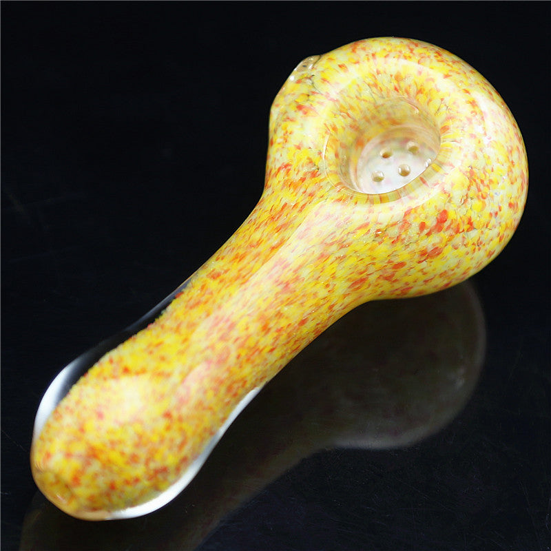 Hippculture Glass Smoking Pipe|Yellow - Bittchaser