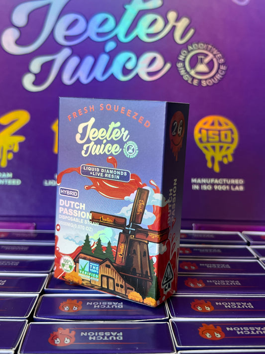 Jeeter Juice 2000mg Live Diamonds THC 2g Disposable Carts