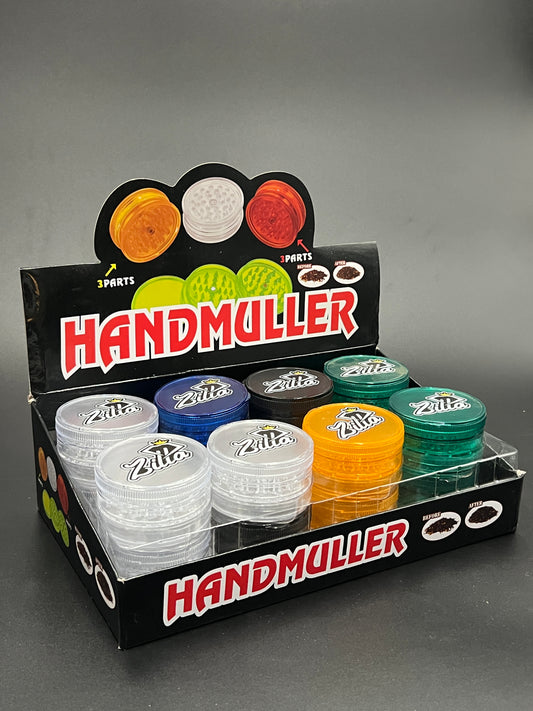 Zilla 60mm 3-Part Acrylic Plastic Grinder