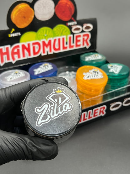 Zilla 60mm 3-Part Acrylic Plastic Grinder