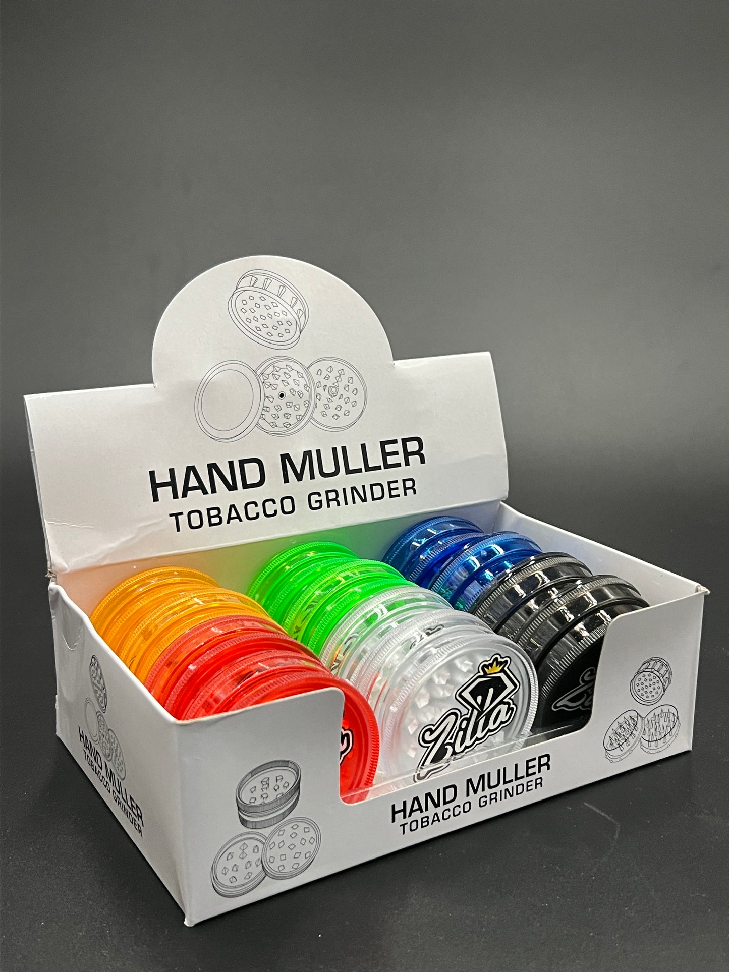 Zilla 60mm 2-Part Acrylic Plastic Grinder