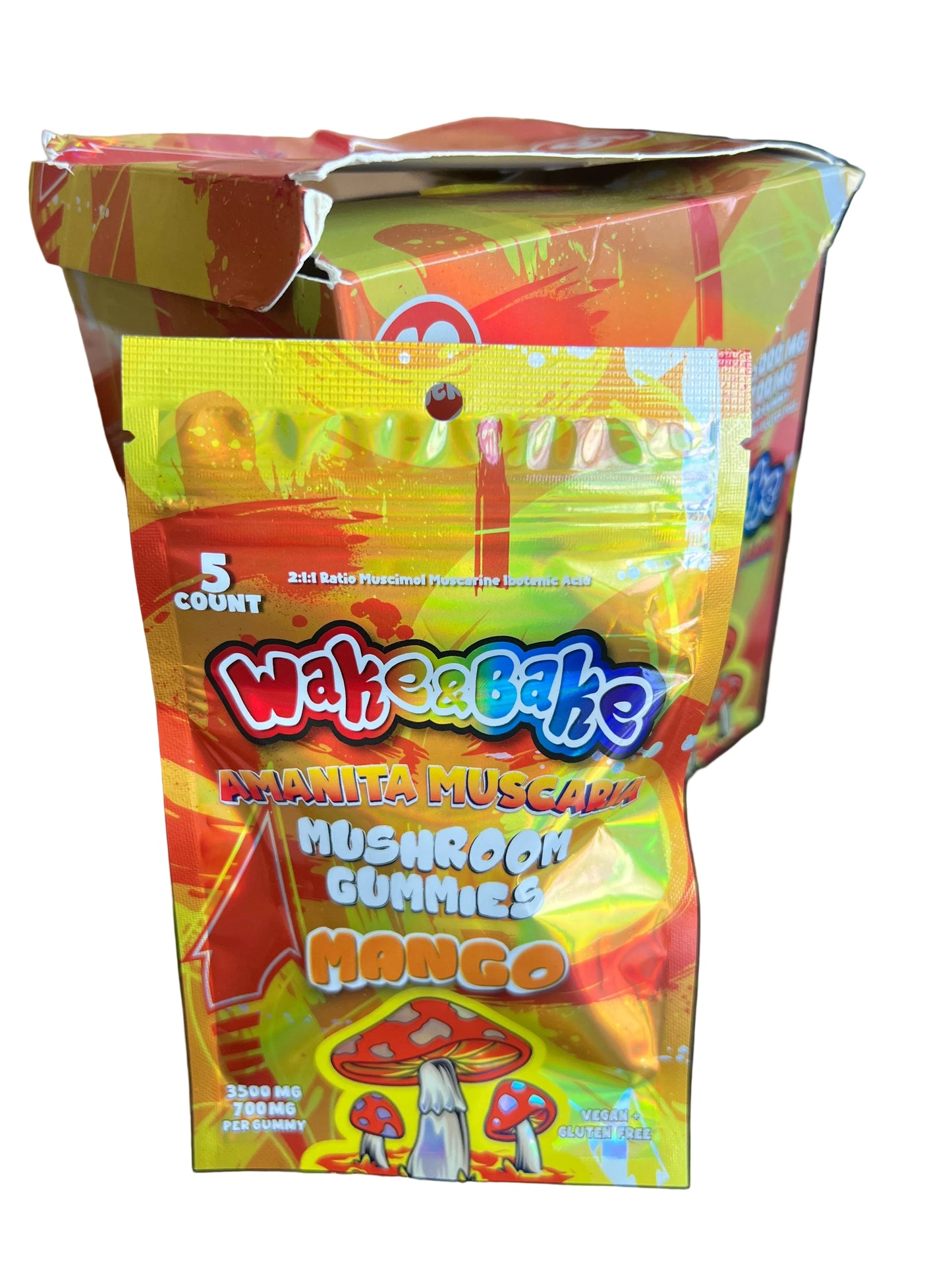 Wake & Bake Amanita Muscaria Mushroom Gummies