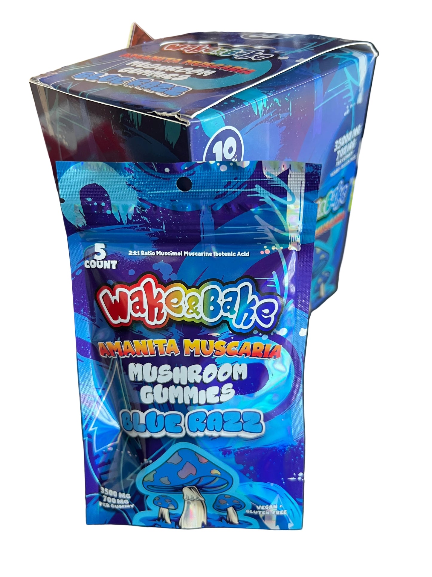 Wake & Bake Amanita Muscaria Mushroom Gummies