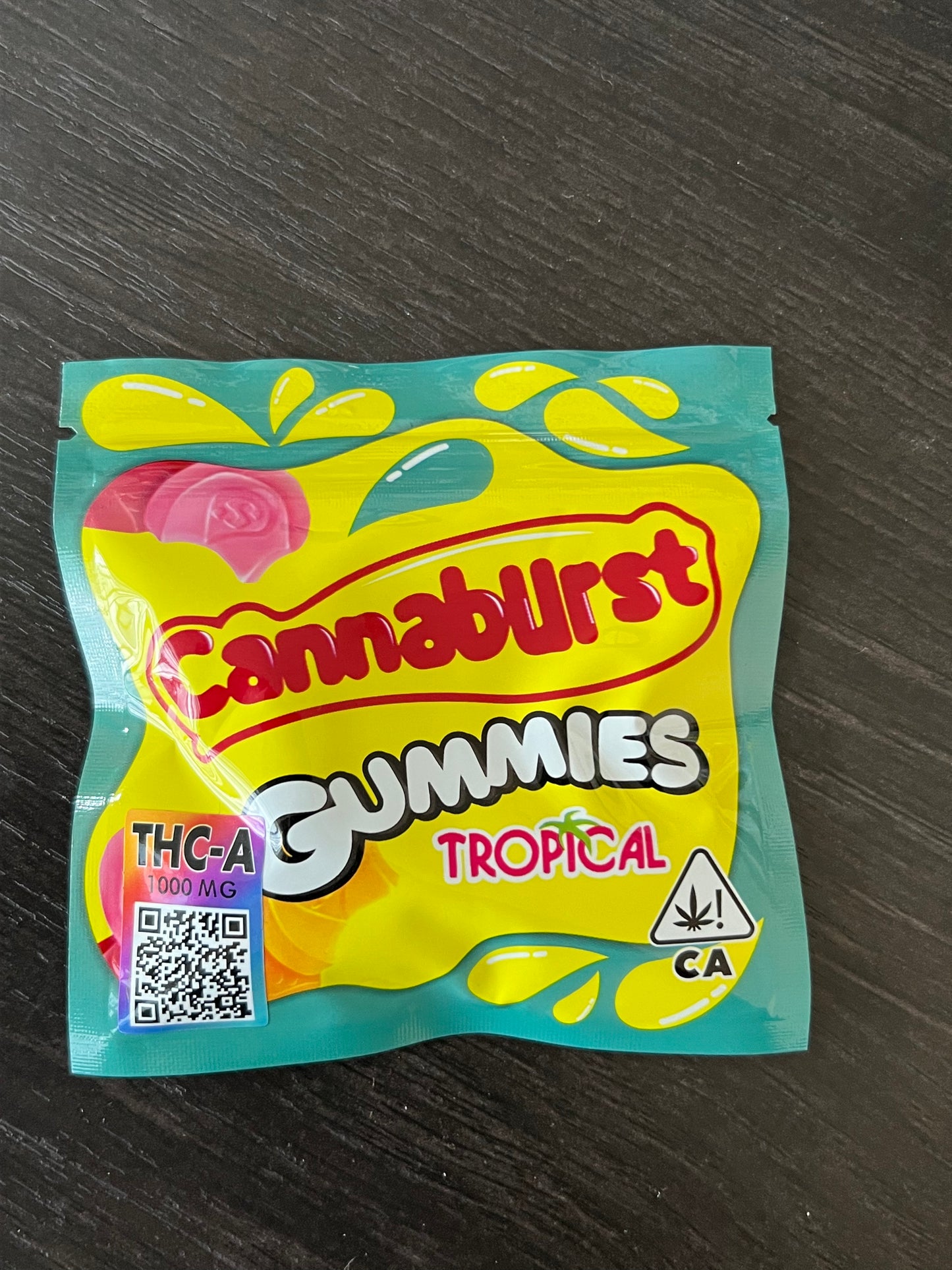 Cannaburst Tropical Gummies- 1000mg THCA - Bittchaser