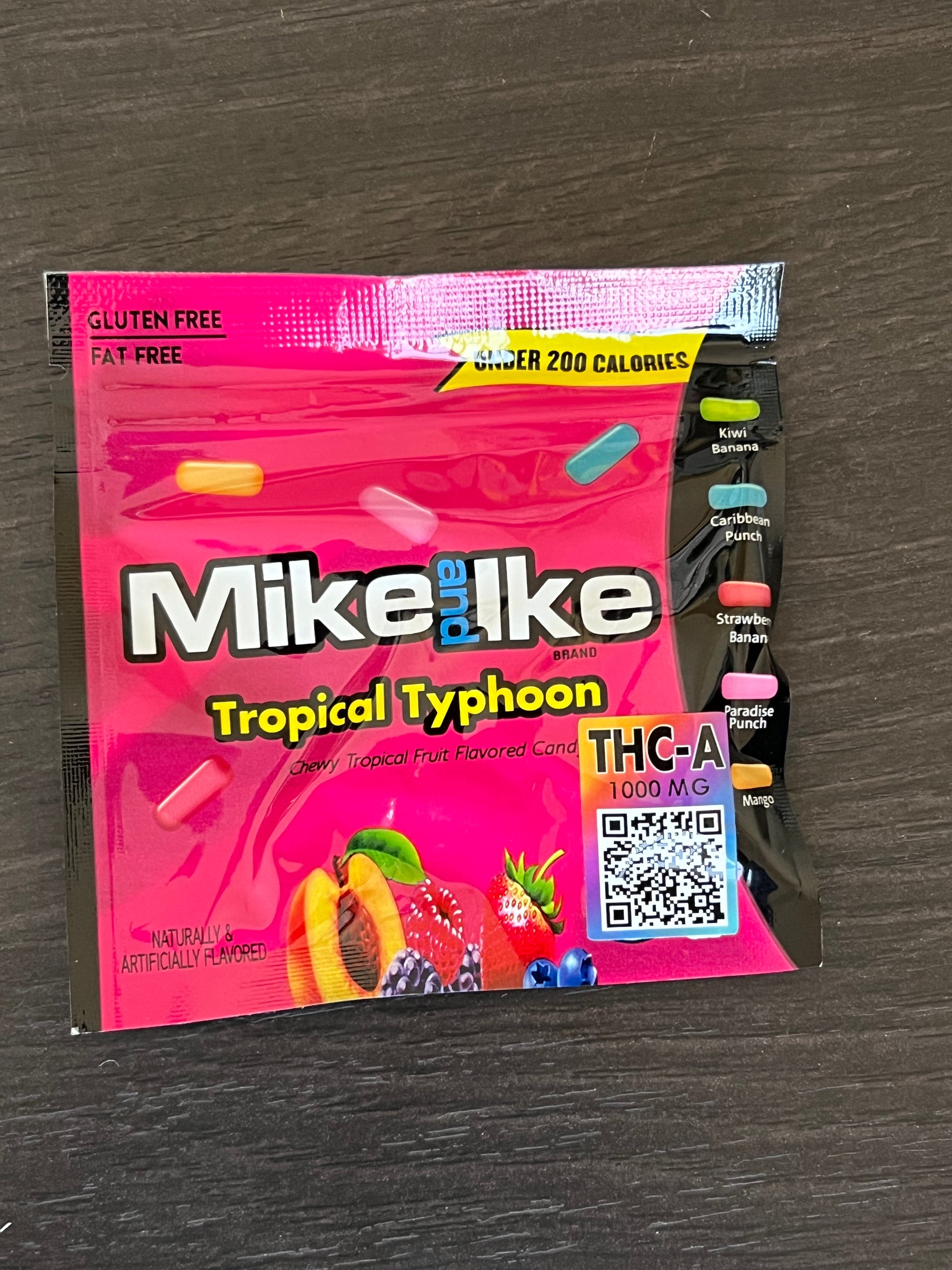 Mike & Ike Red Tropical Typhoon Gummies- 1000mg - Bittchaser