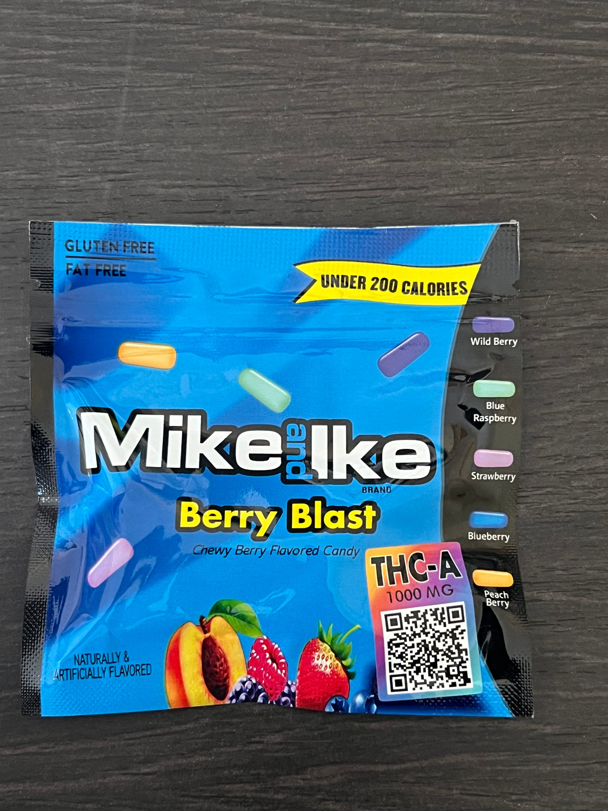 Mike & Ike Berry Blast Gummies- 1000mg - Bittchaser