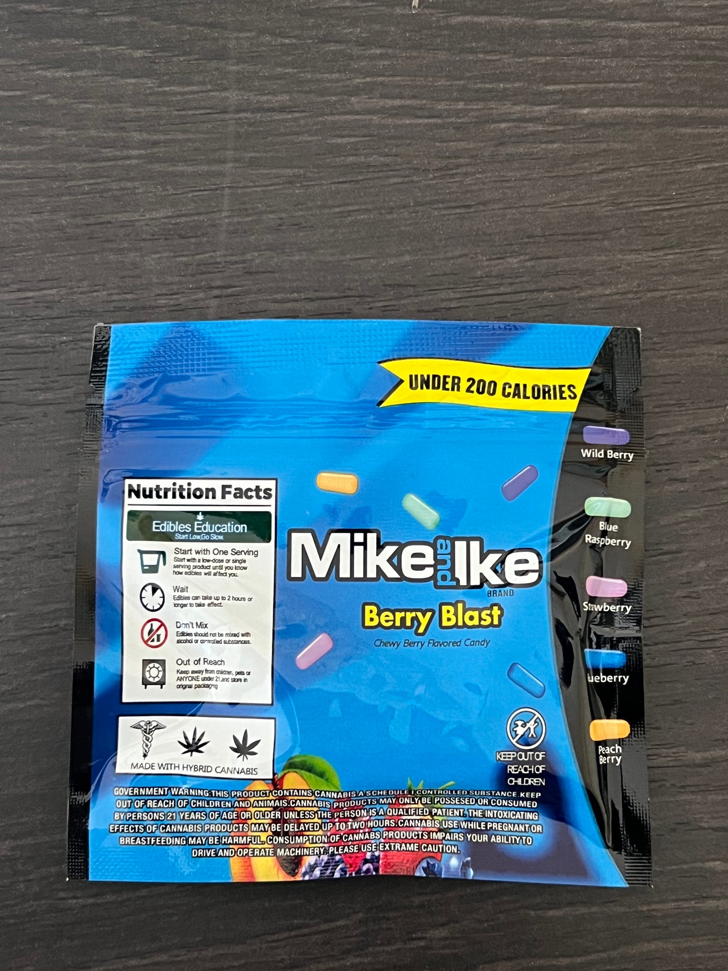 Mike & Ike Berry Blast Gummies- 1000mg - Bittchaser